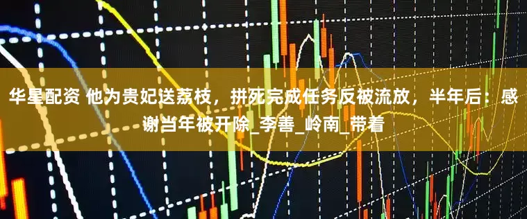 华星配资 他为贵妃送荔枝，拼死完成任务反被流放，半年后：感谢当年被开除_李善_岭南_带着