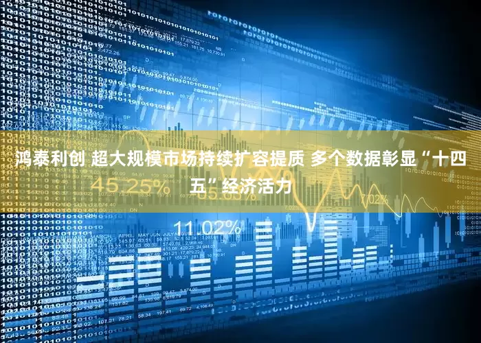 鸿泰利创 超大规模市场持续扩容提质 多个数据彰显“十四五”经济活力